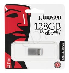 MEMORY DRIVE FLASH USB3.1/128GB DTMC3/128GB KINGSTON hinta ja tiedot | Muistitikut | hobbyhall.fi