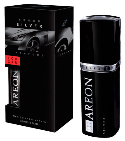 Salongin ilmanraikastin "Areon Perfume Silver" 50ml hinta ja tiedot | Ilmanraikastimet autoon | hobbyhall.fi