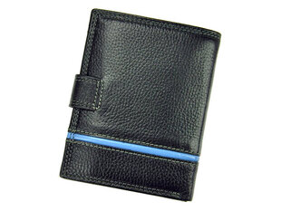Miesten lompakko aitoa nahkaa Harvey Miller, musta hinta ja tiedot | Harvey Miller Muoti | hobbyhall.fi