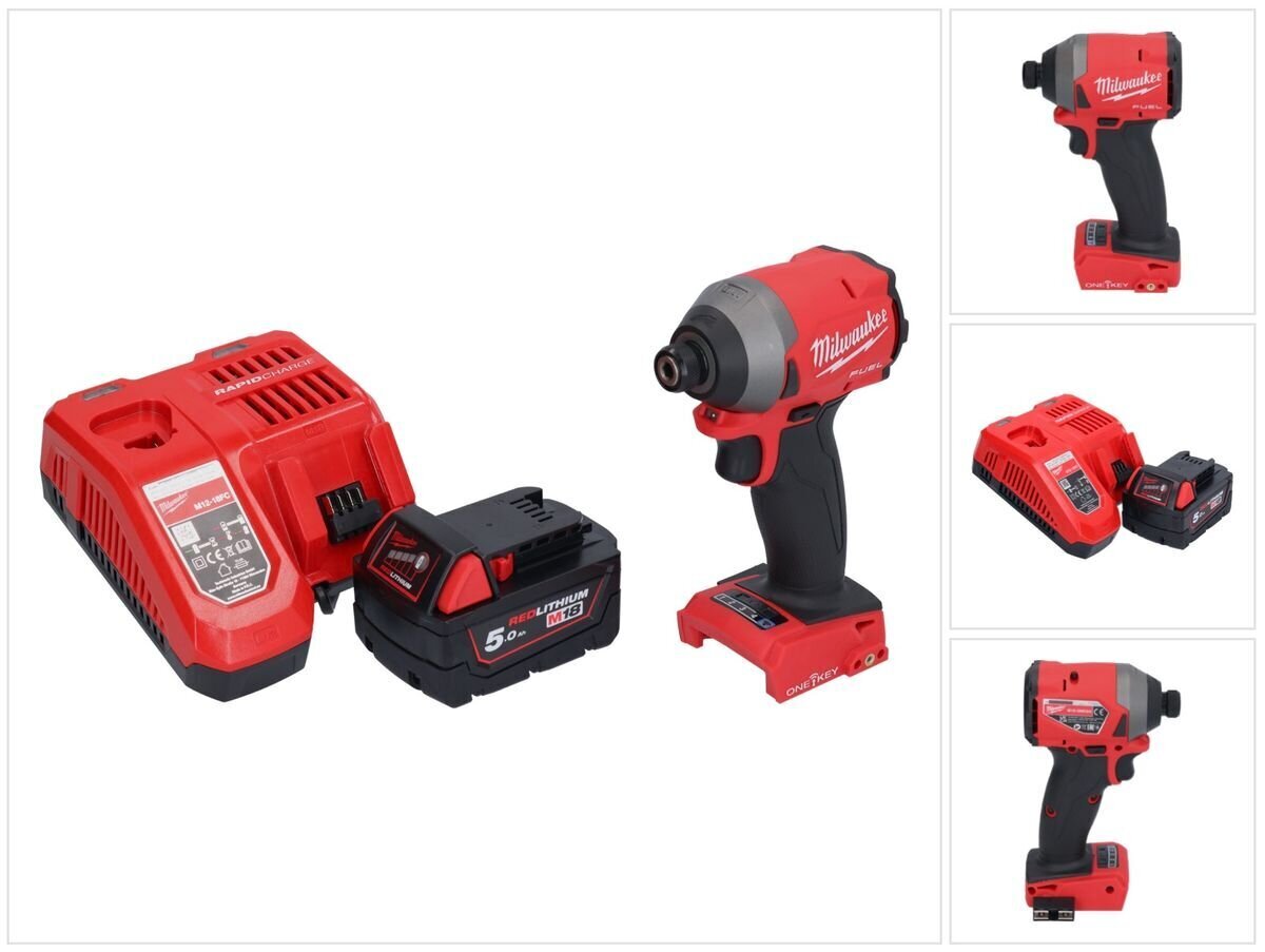 Milwaukee M18 ONEID2-501 iskuporakone hinta ja tiedot | Akkuporakoneet ja ruuvinvääntimet | hobbyhall.fi