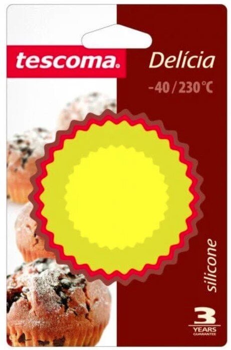 Tescoma Delícia silikoniset kakkuvuoat, Ø7 cm, 6 kpl.. hinta ja tiedot | Uunivuoat ja leivontavälineet | hobbyhall.fi