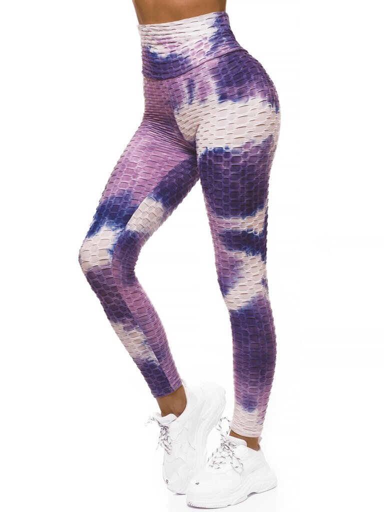 Naisten violetit ja valkoiset leggingsit Vilin JS/YW88025-51745-M hinta ja tiedot | Naisten urheiluvaatteet | hobbyhall.fi