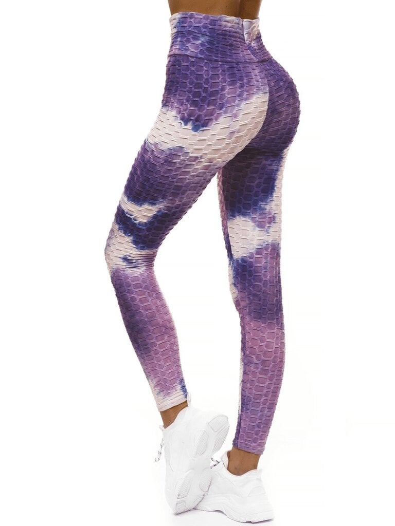 Naisten violetit ja valkoiset leggingsit Vilin JS/YW88025-51745-M hinta ja tiedot | Naisten urheiluvaatteet | hobbyhall.fi