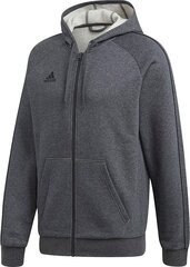 Adidas Huppari Core 18Fz Hoody Harmaa hinta ja tiedot | Miesten puserot ja hupparit | hobbyhall.fi