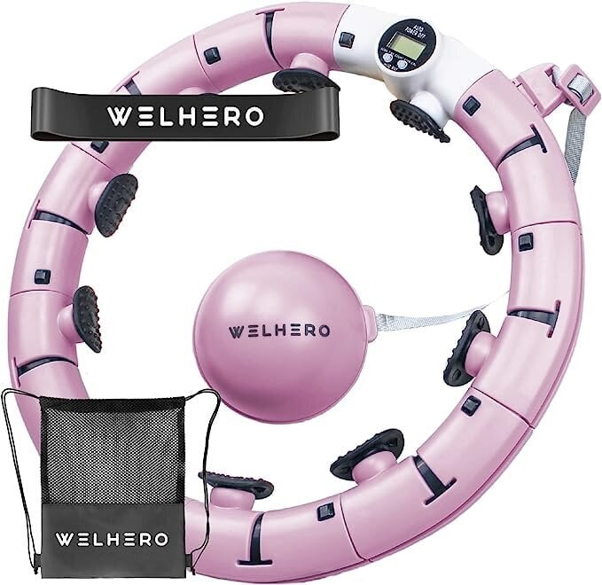 Kuntorengas Welhero, 66-132cm, pinkki hinta ja tiedot | Hulavanteet | hobbyhall.fi