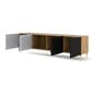 Akl Furniture Ravenna TV-taso, musta/ruskea hinta ja tiedot | TV-tasot | hobbyhall.fi