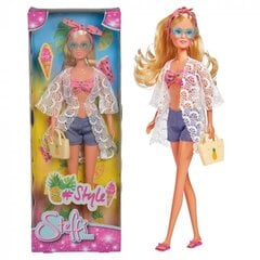 Tyylikäs Steffi Love -nukke, jolla on Havaijin-mekko, Simba hinta ja tiedot | Tyttöjen lelut | hobbyhall.fi