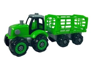 Traktori ruuvinvääntimillä, vihreä hinta ja tiedot | Poikien lelut | hobbyhall.fi