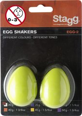 Curlers (pari, vihreä) Stagg EGG-2GR hinta ja tiedot | Perkussiosoittimet | hobbyhall.fi