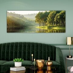 Sisustustaulu Luonnon vihreys, 30 x 80 cm hinta ja tiedot | Taulut | hobbyhall.fi