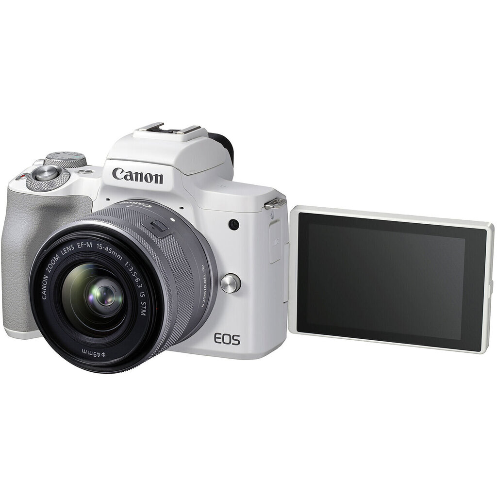 Canon EOS M50 Mark II EF-M 15-45mm IS STM + EF-M 22mm STM hinta ja tiedot | Kamerat | hobbyhall.fi