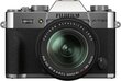 Fujifilm X-T30 II -mikrojärjestelmäkamera, hopea + 18-55 mm objektiivi hinta ja tiedot | Kamerat | hobbyhall.fi