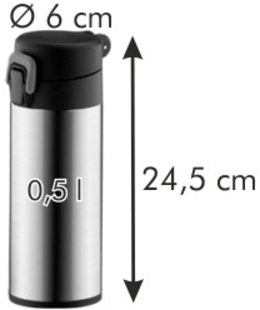 Tescoma termospullo, 0,5 l hinta ja tiedot | Termoskannut ja termosmukit | hobbyhall.fi