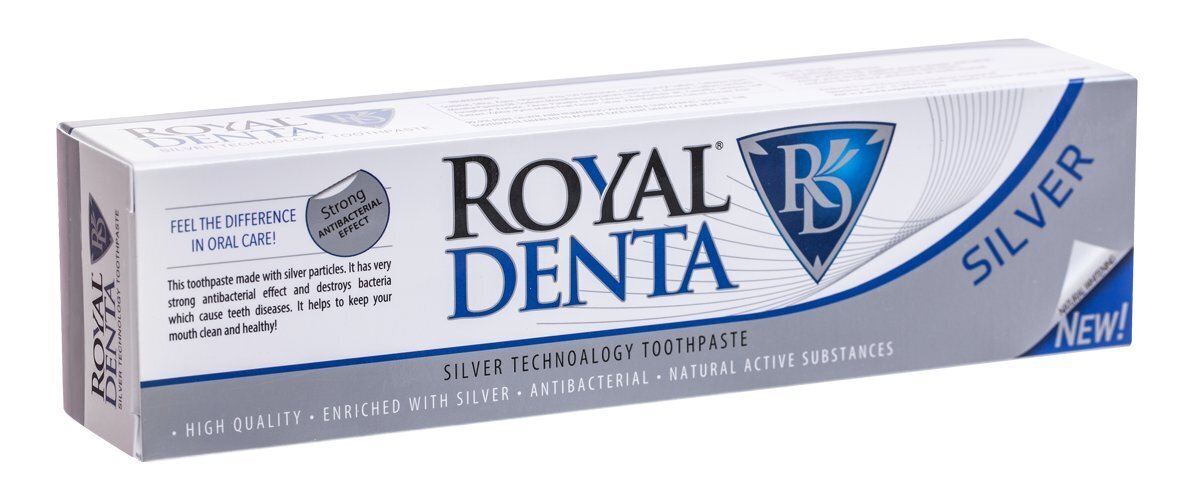 Hammastahna Royal Denta Silver 130g hinta ja tiedot | Suuhygienia | hobbyhall.fi