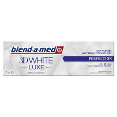 Hammastahna. -Blend A Med 3DW Luxe Perfection 75ml hinta ja tiedot | Suuhygienia | hobbyhall.fi