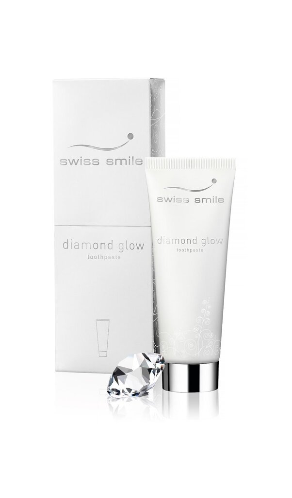 Kiiltävä hammastahna timanttihiukkasilla Swiss Smile Diamond Glow 75 ml hinta ja tiedot | Suuhygienia | hobbyhall.fi