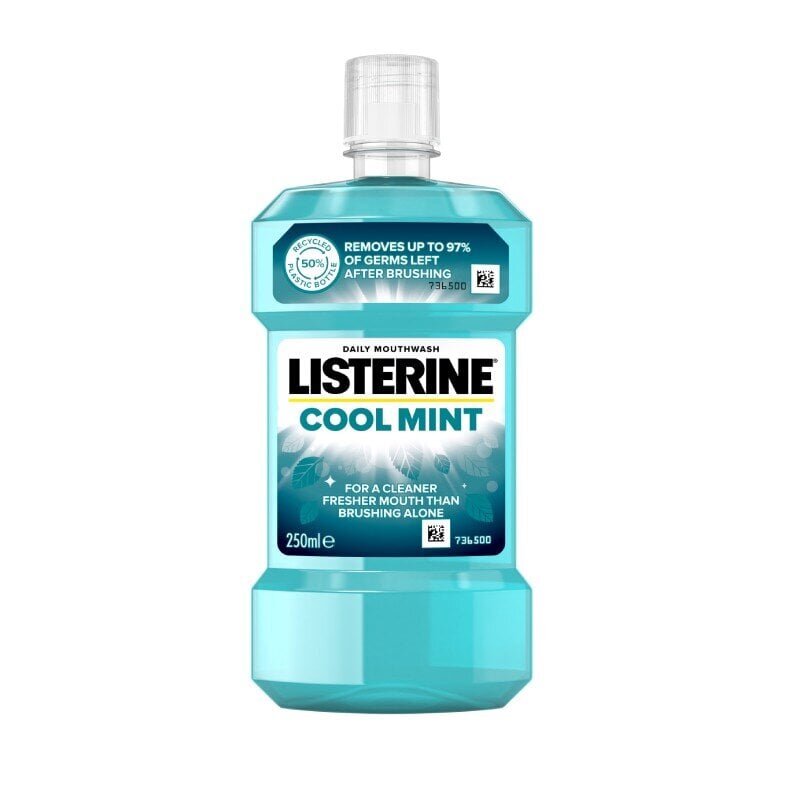 Suuvesi Listerine Coolmint 250 ml hinta ja tiedot | Suuhygienia | hobbyhall.fi