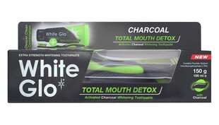 Valkaisuhammastahnaa hiilellä White Glo Charcoal Total Mouth Detox 150 g hinta ja tiedot | White Glo Hajuvedet ja kosmetiikka | hobbyhall.fi