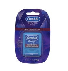 Hammaslanka Oral-B 3D Floss Luxe Whitening Mint 35m hinta ja tiedot | Oral-B Hajuvedet ja kosmetiikka | hobbyhall.fi