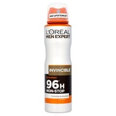 L'Oreal Paris Men Expert Invincible spray-deodorantti miehille 150 ml hinta ja tiedot | L'Oréal Paris Hygieniatuotteet | hobbyhall.fi