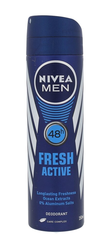 Nivea Men Fresh Active 48h deodorantti miehelle 150 ml hinta ja tiedot | Deodorantit | hobbyhall.fi