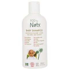 Hiusshampoo vauvoille Eco by Naty, 200 ml hinta ja tiedot | Lasten ja äitiysajan kosmetiikka | hobbyhall.fi