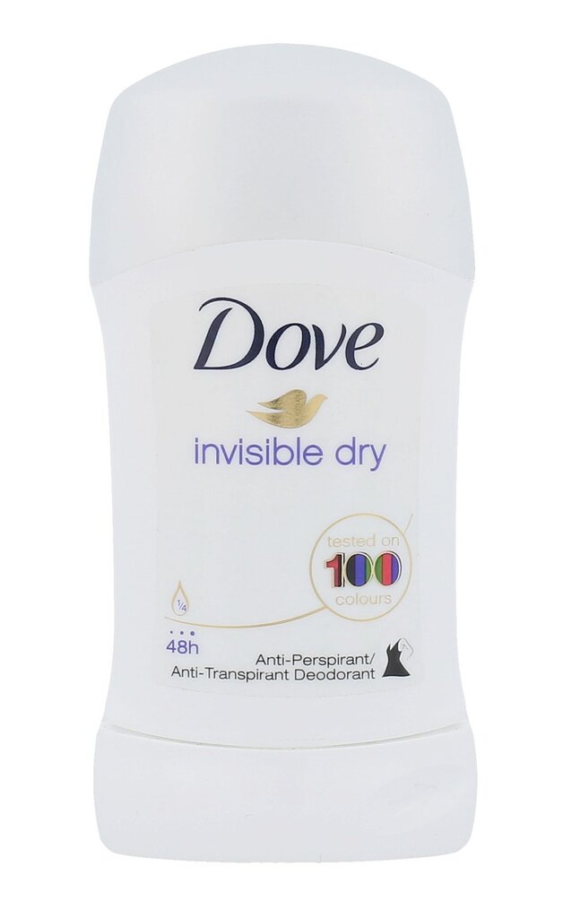Deodoranttipuikko Dove Invisible Dry 40 ml hinta ja tiedot | Deodorantit | hobbyhall.fi