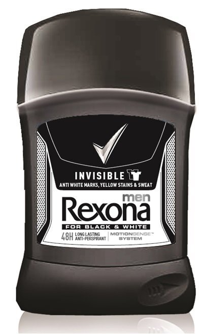 Rexona Men Invisible Black + White antiperspirantti miehille 50 ml hinta ja tiedot | Deodorantit | hobbyhall.fi