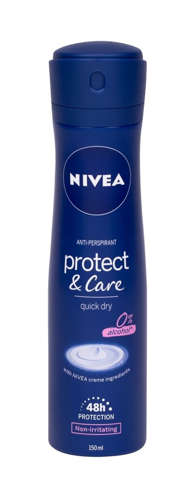 Antiperspirantti naisille Nivea Protect & Care 48 H 150 ml hinta ja tiedot | Deodorantit | hobbyhall.fi