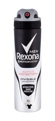 Rexona Men Active Protection+ Invisible antiperspirantti miehelle 150 ml hinta ja tiedot | Deodorantit | hobbyhall.fi