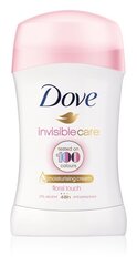 Jauhedeodorantti Dove Invisible Care 48h Floral Touch 40 ml. hinta ja tiedot | Deodorantit | hobbyhall.fi