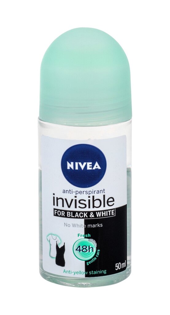 Nivea Invisible For Black & White 48h antiperspirantti 50 ml hinta ja tiedot | Deodorantit | hobbyhall.fi