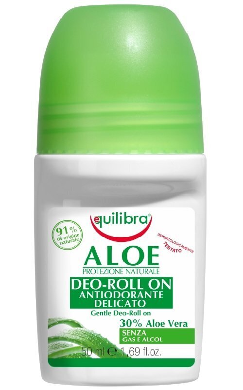 Equilibra-roll-on deodorantti, sis. aloe veraa, 50 ml hinta ja tiedot | Deodorantit | hobbyhall.fi