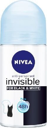 Roll-on deodorantti Nivea Invisible Pure, 50 ml hinta ja tiedot | Deodorantit | hobbyhall.fi