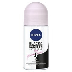 Roll-on deodorantti naisille Nivea Invisible Clear, 50 ml hinta ja tiedot | Deodorantit | hobbyhall.fi
