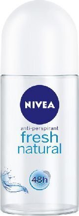 Rolling deodorantti naisille Nivea Fresh Natural, 50 ml hinta ja tiedot | Deodorantit | hobbyhall.fi