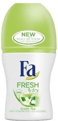 Fa Fresh & Dry Green Tea Scent roll-on deodorantti 50 ml hinta ja tiedot | Deodorantit | hobbyhall.fi