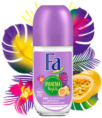 Fa Brazilian Vibes Ipanema Nights roll-on deodorantti 50 ml hinta ja tiedot | Deodorantit | hobbyhall.fi