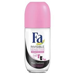 Antiperspirantti roll-on deodorantti FA Invisible Sensitive 50 ml hinta ja tiedot | Deodorantit | hobbyhall.fi