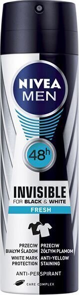 Nivea Invisible Fresh spray-deodorantti, 150 ml hinta ja tiedot | Deodorantit | hobbyhall.fi