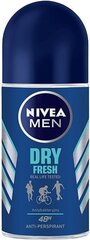 Roll-on deodorantti miehille Nivea Dry Fresh, 50 ml hinta ja tiedot | Deodorantit | hobbyhall.fi