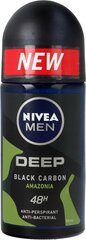 Nivea Men Deep Amazonia roll-on deodorantti mihelle 50 ml hinta ja tiedot | Deodorantit | hobbyhall.fi