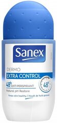 Roll-on deodorantti SANEX Dermo Extra Control, 50 ml hinta ja tiedot | Deodorantit | hobbyhall.fi