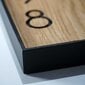 Seinäkello Oak Numbers hinta ja tiedot | Kellot | hobbyhall.fi