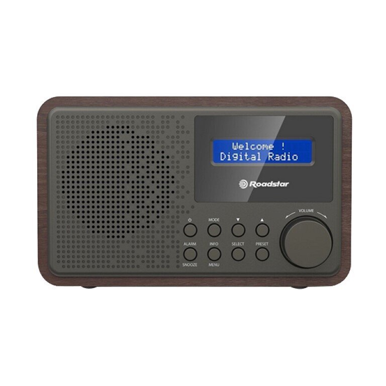 Roadstar HRA-700D/WD -digitaalinen retroradio, 190 x 130 x 119 cm hinta ja tiedot | Kelloradiot ja herätyskellot | hobbyhall.fi