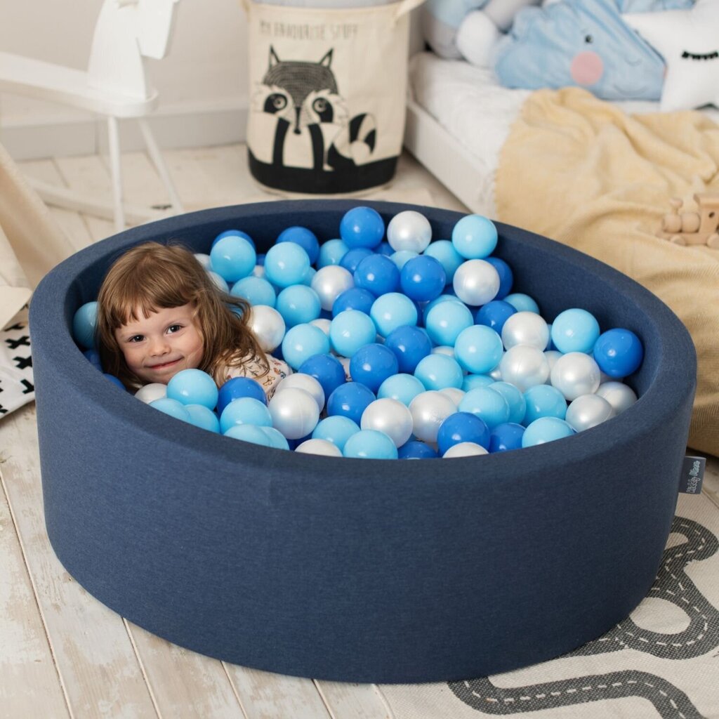 KiddyMoon pallomeri, 90 x 30 cm, 300 kpl, ∅ 7cm hinta ja tiedot | Vauvan lelut | hobbyhall.fi