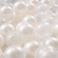 KiddyMoon -pallot pallomereen, 500 kpl, ∅ 6 cm, helmiäinen/läpinäkyvä hinta ja tiedot | Vauvan lelut | hobbyhall.fi