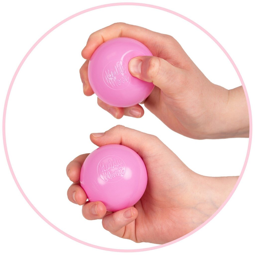 KiddyMoon -pallot pallomereen, 500 kpl, ∅ 6 cm, helmiäinen/läpinäkyvä hinta ja tiedot | Vauvan lelut | hobbyhall.fi