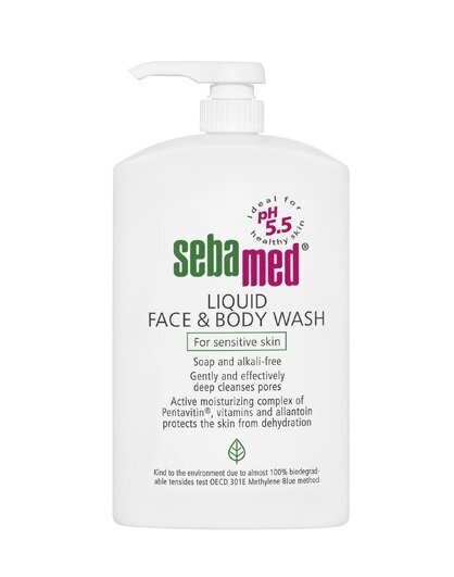 SebaMed Sensitive Skin Face & Body Wash puhdistusgeeli 300 ml hinta ja tiedot | Suihkusaippuat ja suihkugeelit | hobbyhall.fi