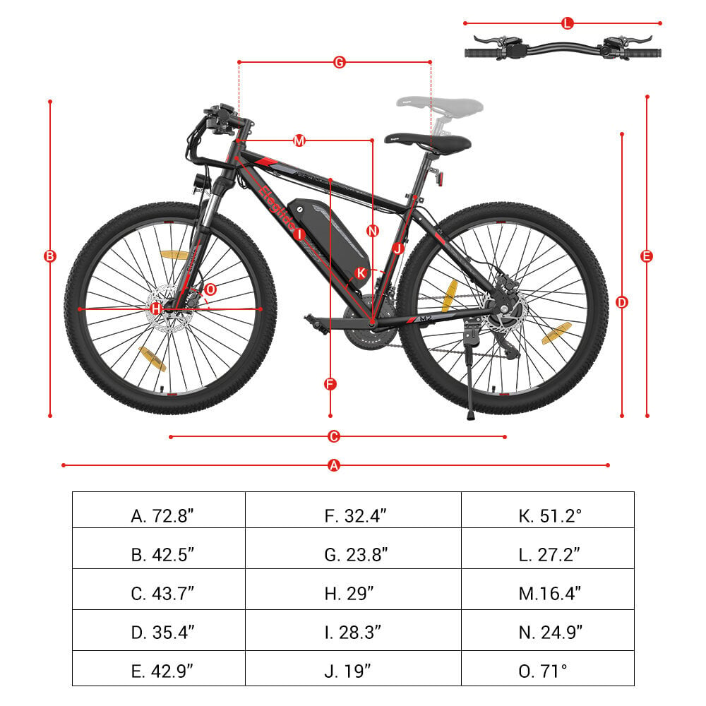 Sähköpyörä Eleglide M2, 27,5", musta, 250W, 15Ah hinta ja tiedot | Sähköpyörät | hobbyhall.fi